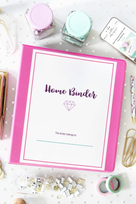 Deluxe Home Binder Printables | https://www.abbylawson.com/deluxe-home-binder-printables